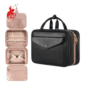 Hot Selling PVC Fashion Portable Storage Bag Foldable Travel Makeup Cosmetic Toiletry Wash Bags