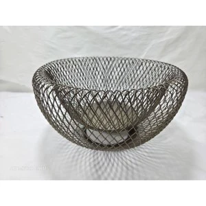 Stainless Steel Metal Wire Fruit Basket Kitchen Storage Iron Basket