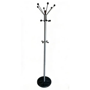 Freestanding Iron Coat Rack with 16 Hooks Easy Assembly-Modern Clothing Organizer for Bedroom & Dining Areas