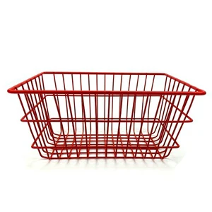 Metal Wire Basket Rectangle Fruit Storage Basket
