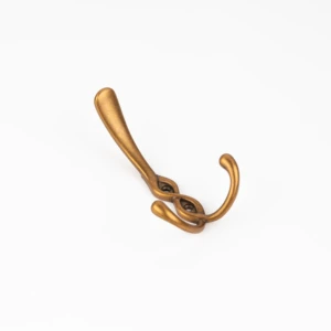 Coat Hook Minimalist Wavy Twisted Zinc Alloy Wall Hanging Hook For Clothes Hat Towel Bedroom Decor Coat Hook