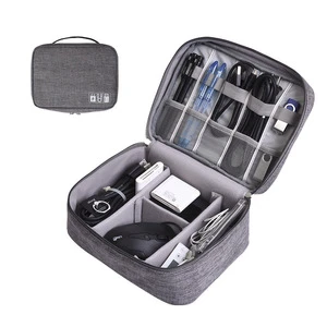 Hot Selling Portable Magnetic Cable Wire Organizer Travel Large-capacity Storage Bag