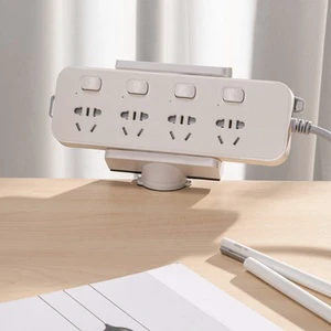MH02-2 Swivel Desk Clamp Cable Organizer Cord Management Storage Holder Mount For Power Strip Desk Mounted Cable Storage Rack