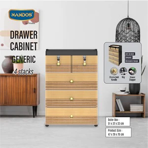 Drawer Cabinet Generic (4 Stacks), perfect for a versatile storage solution, combining durability with modern design