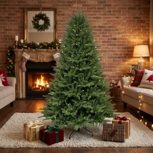 Direct Factory Wholesale Customize High Quality Full PE Christmas Tree With LED Light