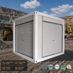 YT Customized 10-20 Foot Luxury Mini Container House Modern Mobile Prefabricated Light Steel Structure Buildings Garage Sheds