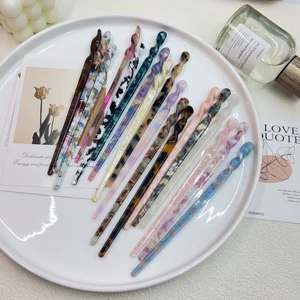 Oradour Customizable Women's Hair Styling Tools Chinese Hairpin Chopsticks Twisted Stick Pin Hair Clip For Girls
