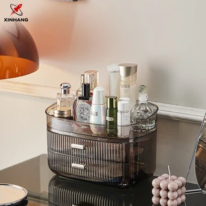 XinHang Heavy-Duty Cosmetics Storage Box Dust-Proof With Lid Makeup Storage Case Large Capacity Multi-Layer Cosmetics Organizer