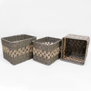 Eco-Friendly Handmade Water Hyacinth Woven Basket Storage for Kids Baby Clothes and Home Organization Needs Vietnam