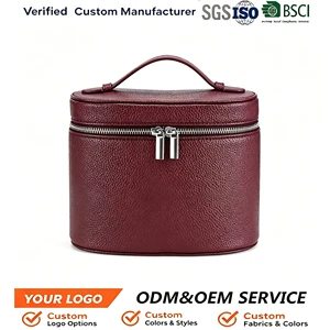 Wholesale Best Seller Makeup Bag Vanity Case Cosmetic Bag with Removable Divider Travel Toiletry Bag for Women