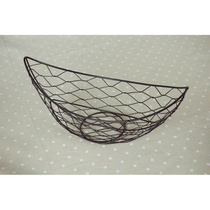 Handmade Iron Storage Mesh Basket for Storage Kitchen Metal Wire Basket