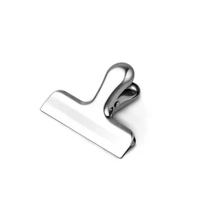 Stainless Steel Eco-Friendly Multifunctional Chip Bag Clips with Flexible Design and Hooks & Rails for Clothing