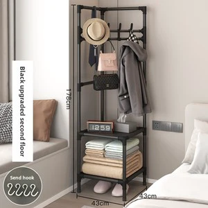 Corner Coat Rack Clothes Hanger Triangular Hanger Bedroom Storage Rack Floor Standing Clothes Storage Rack