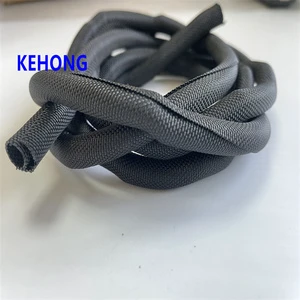Cord Management Wire Protector Self Winding Split Wire Loom PET Braided Cable Sleeve Fire Resistance Wear Resistance Tube