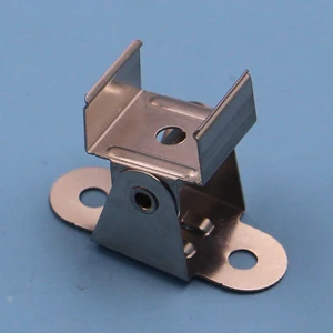 Oem Custom Stamping Clip Stainless Steel Metal Clip Hardware Light With Rotary Buckle Adjustable Clip