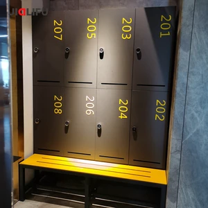 Jialifu Gym Hpl Locker Cabinet Changing Room Lockers With Benches for Gym and Club