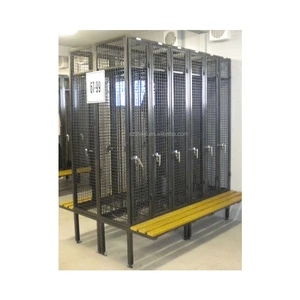 Warehouse Locker Galvanized Steel Mesh, Wire Cupboard, Warehouse Storage Locker