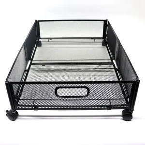 Hot Sale Under Bed Storage With Wheels Foldable Box Container Metal Organizer for Home Travel
