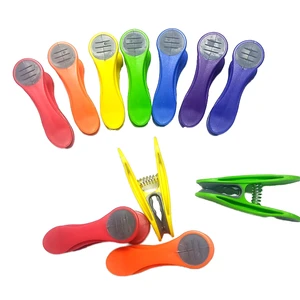 Clothepins Plastic Living Room Drying Clips Metal and Fabric Clothes Pegs for Bag and Household Use