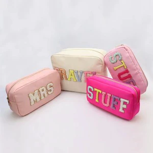 Manufacturer Wholesale Cosmetic Pouches Custom Logo Organizer Makeup Case For Girl Daily Used Cosmetic Bag And Case For Women