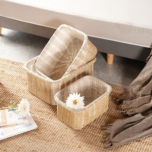 Hot Sell Large Capacity Eco-Friendly Woven Cotton Storage Basket