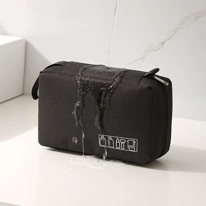 Men Bathroom Toiletry Bag Hanging Makeup Brush Shaving Storage Bag for Travel