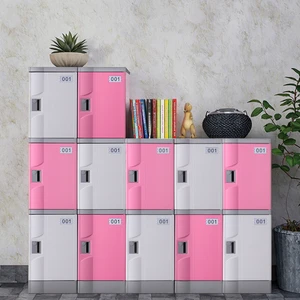 Toppla ABS Plastic Lockers Electronic/Key Lock Easy Assembly Modern Design Eco-Friendly Waterproof 156 Lb+ Capacity for School