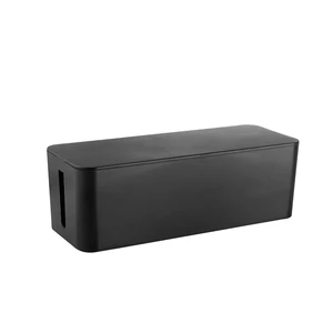 Plastic PP Rectangle Storage Box for Wire Cord Cable Organizer Management