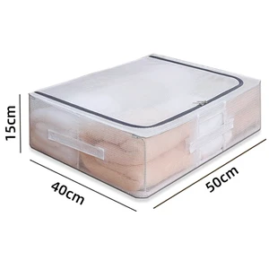 Under Bed Storage Containers Bins Moisture-Proof Plastic Underbed Storage Bins Clothes Storage