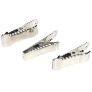 Wholesale Customization Accessories Clothing Bags Badge Clip Metal U-Shape Silver/Gold/Rose Gold Binder Clip