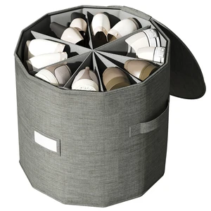 Modern Design Foldable Cylindrical Shoe Storage Organizer Hot Sale With Adjustable Dividers And Multifunctional Features