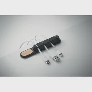 Customizable Plastic Detachable Adjustable Cable Organizer & Office Accessories for Managing Gadgets