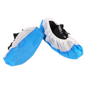 1000pcs One Carton Disposable Blue Soft Antiskid Shoe Cover With CE With High Quality