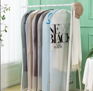 Durable Gown Cover and Dust-Proof Clothing Storage Bag Reusable Jacket Dust Cover for Wardrobe Household