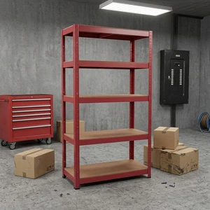Adjustable Boltless Garage Shelves Heavy Duty Steel Storage Rack Warehouse Shelving Unit Metal Shelf System Corrosion Protection