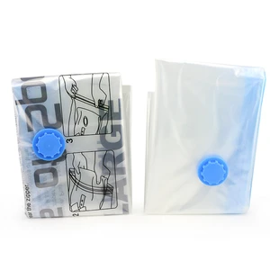 Vacuum Compressed Clothing Organizer Storage Bags with Nylon Fabric Eco-Friendly Design