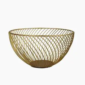 Wire Snack Fruit Bowl Iron Basket