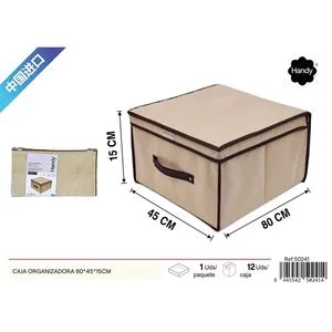80x45x15 cm Organizer Box for Household Items Closet Accessories