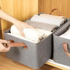 Collapsible Wardrobe Storage Box Portable Steel Frame Storage Box Multi-purpose Clothing Storage Box