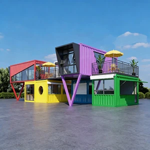 Container House Car Park Game Zone Multi-functional Container Cluster For Shopping Mall Kitchen Office Bedroom Storage Container