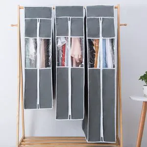 Hanging Clothes Dust Cover Bag Water-resistant Garment Protector Suits Shirts Coats Household Clothing Storage Organizer