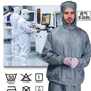 Dustproof Workwear Non Woven PP Loose Fit Welded Seam Separable Breathable Factory Workshop Protective Clothing