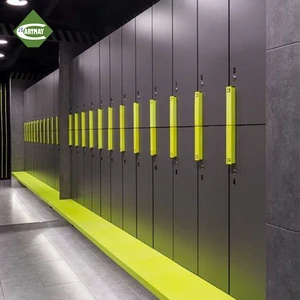 Cartmay Movable Office Lockers Cabinet File Storage Multiple Locker Units with Electronic Lock Padlock Office Table Combination