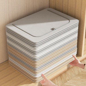 Wholesale Collapsible Storage Boxes 50x40x33 66L Wardrobe Furniture Clothes Storage Bag Containers Storage Boxes & Bins