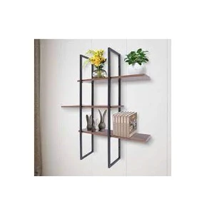 Best Selling Home Storage & Organization High Quality Wood Floating Wall Rack and Custom Size Wood Different Size Rack