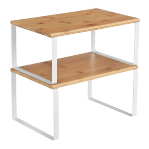 Hot Selling Modern Standing Type Bamboo Iron Cabinet Shelf Organizer 4 Pack Spice Racks Top Organizers Kitchen Counter Shelves
