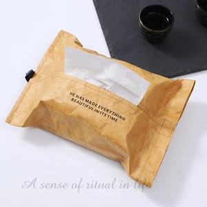 DuPont Paper Wall Hanging Storage Bag Watertight for Car and Bathroom Tissue Holders Simple Multifunctional Design