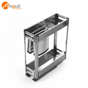 Stainless Steel Two-Tier Multifunctional Basket New Kitchen Cabinets Drawer Organizer Hardware