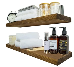 High End Wood Wall Shelf Wall Hanging Storage Organizer Floating Shelves