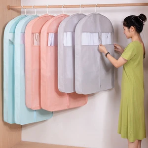 Wholesale Washable Non-woven Dustproof Fabric Household Environmental Protection Clothing Cover Custom Garment Suit Bag